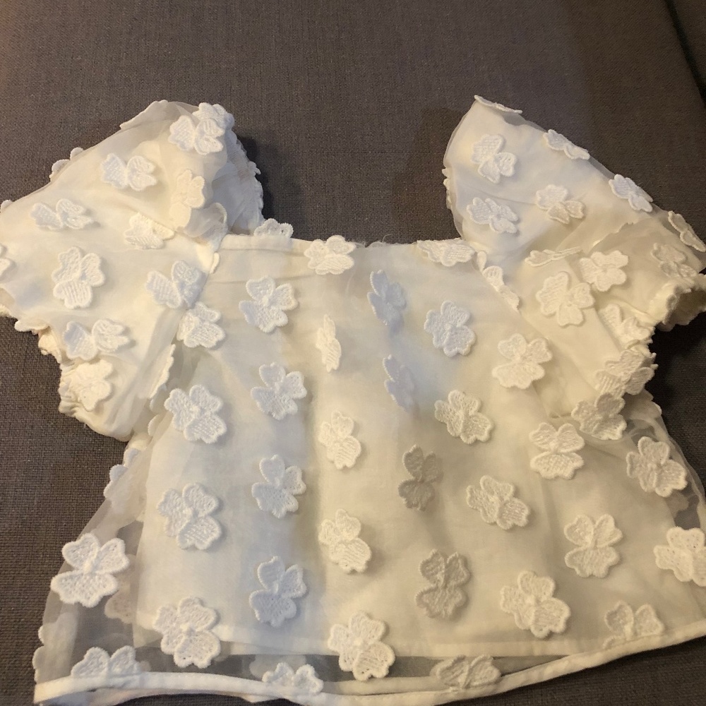 Girl’s Flower Petal Top